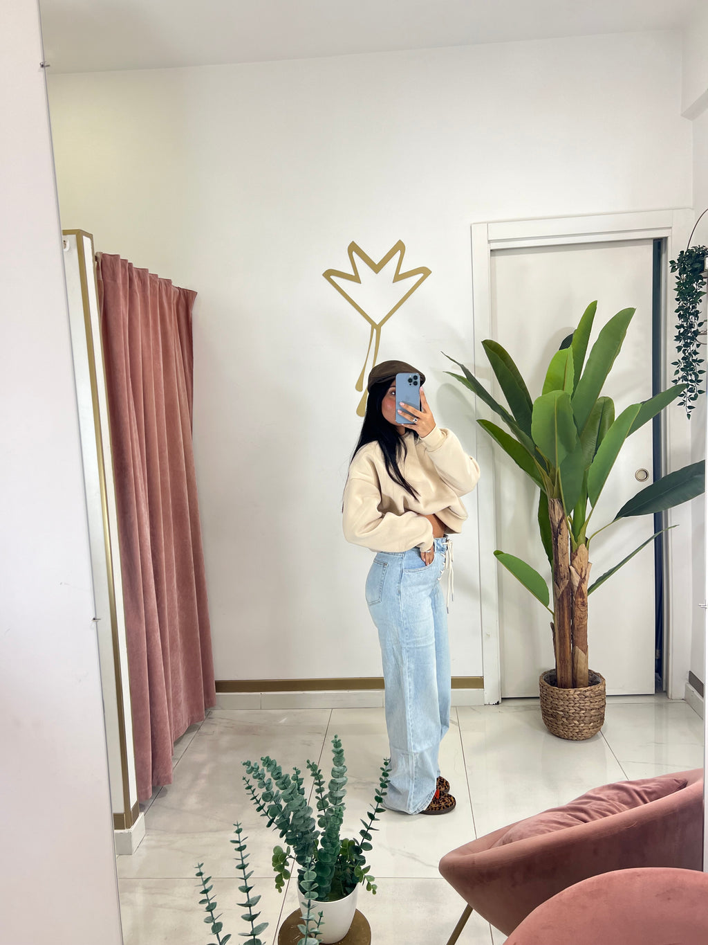 Jeans wide leg a3037