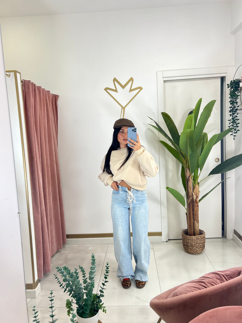 Jeans wide leg a3037