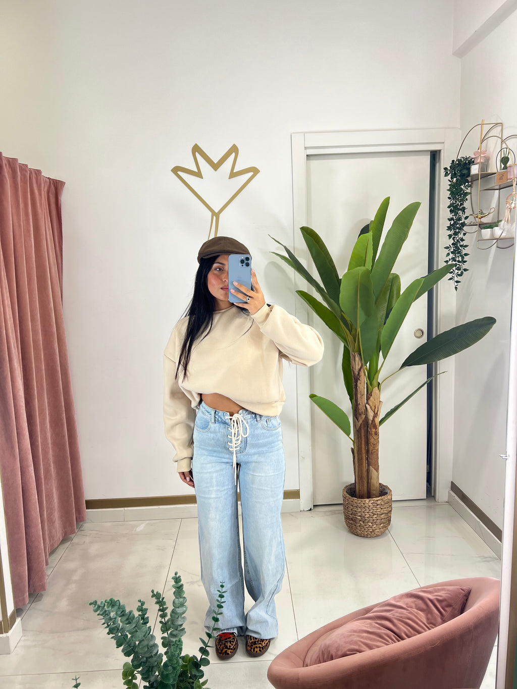 Jeans wide leg a3037